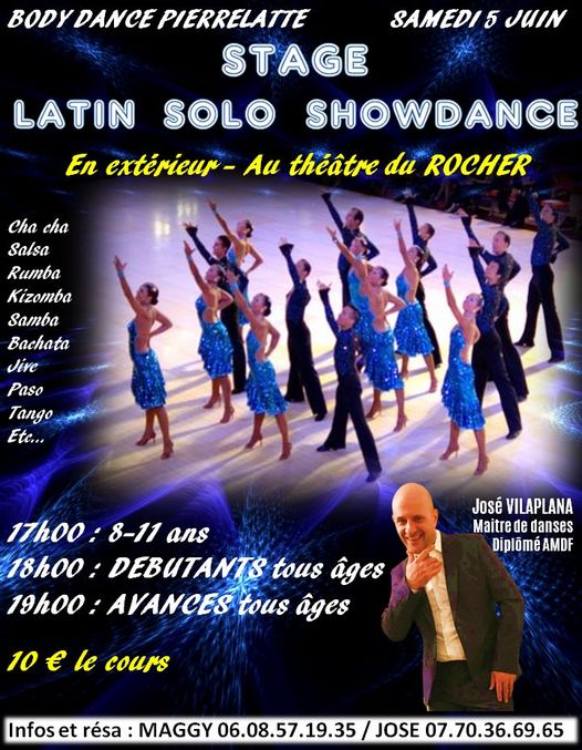 stages ; Pierrelatte ; Montélimar ; Viviers ; Bollène ; Pont saint esprit ; Donzère ; Saint paul trois chateaux ; Drôme ; Ardèche ; Gard ; Vaucluse ; Danses de société ; danses de salon ; latino ; latines ; salsa ; bachata ; kizomba ; valse ; musette ; rock.